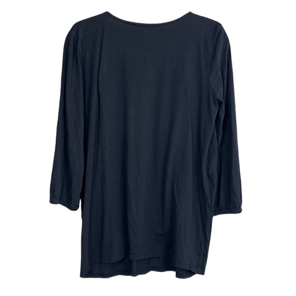 J Jill Floral Embroidered Blouse Size S - Picture 7 of 8